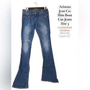 Arizona Jean Co. Slim Bootcut Jeans | Women’s Size 3